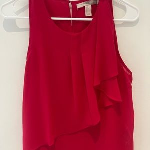 Forever 21 Magenta Ruffle Top